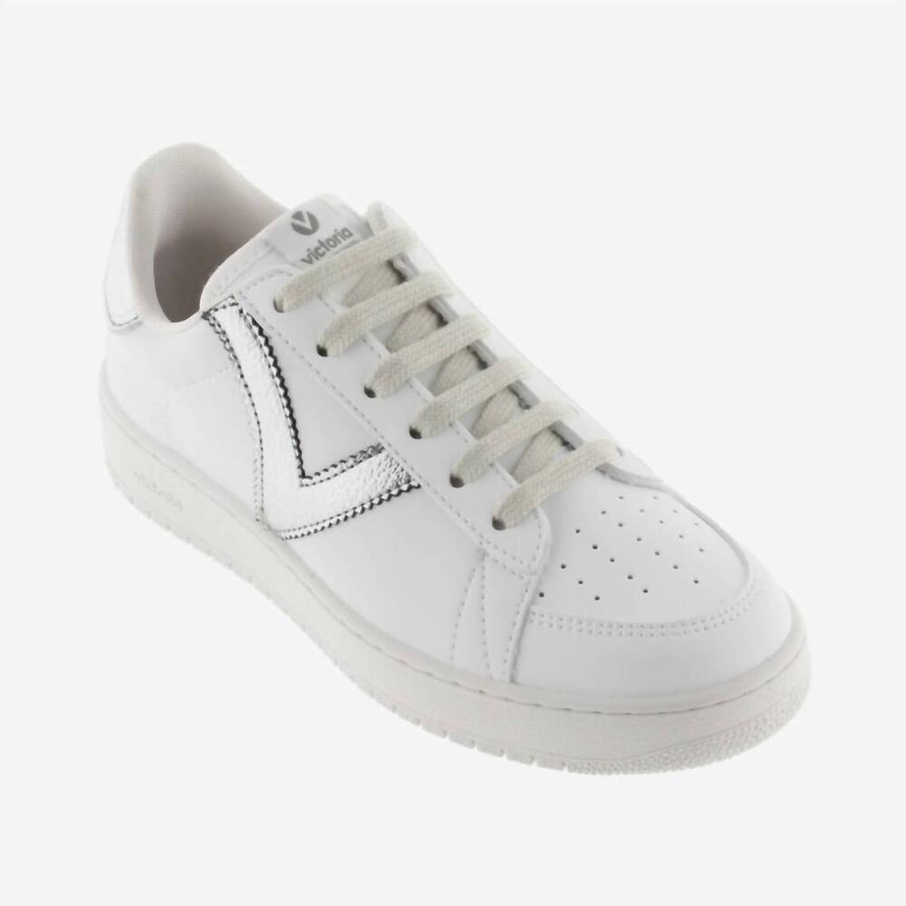 NEW VICTORIA women's madrid sneaker in plata